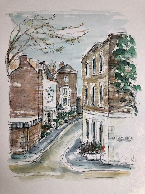 A walk in Hampstead Illustration